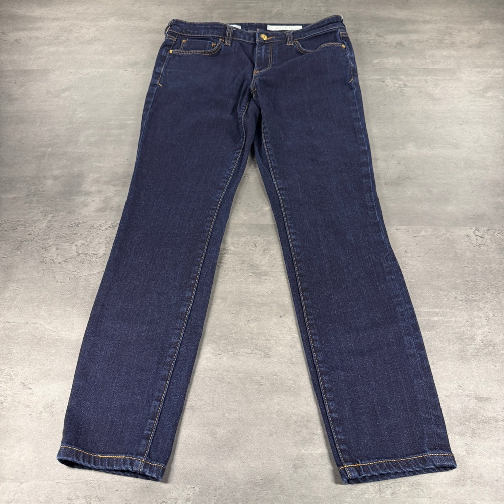 Anthropologie‎ Pilcro Letterpress Jeans Stet 27 Skinny Dark Wash Denim Stretch